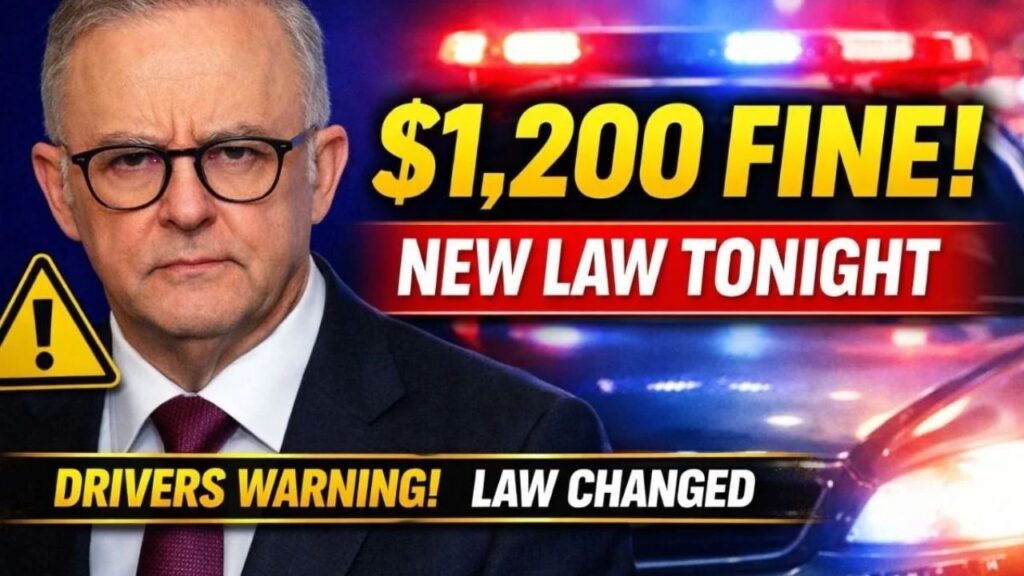 Few Hours Left! Australia Driving Law Change Could Trigger Fines Over $1,200 — What Drivers Must Know Now